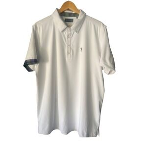 William Murray White Golf Polo Shirt Size L